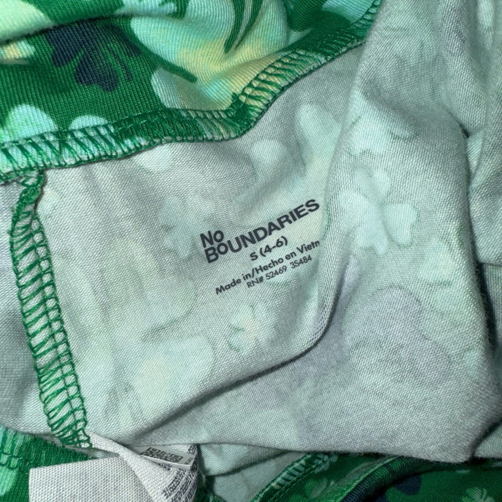 No Boundaries Women’s St Patricks Shamrock High Rise Ankle Leggings New S (4-6) - Picture 11 of 11